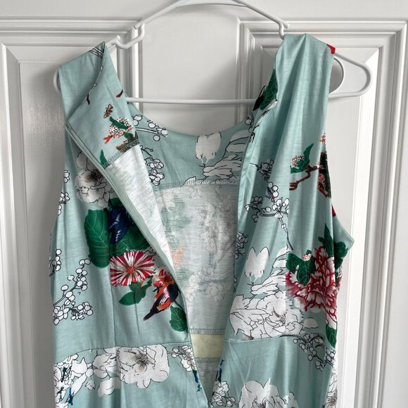 HOMEYEE Cocktail A-Line Embroidery Casual Dress NWT - Picture 5 of 8